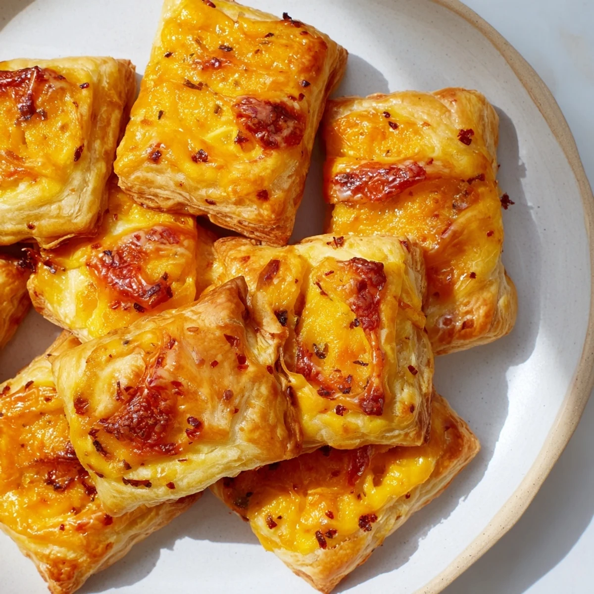 Cheese and Spice Puff Bites