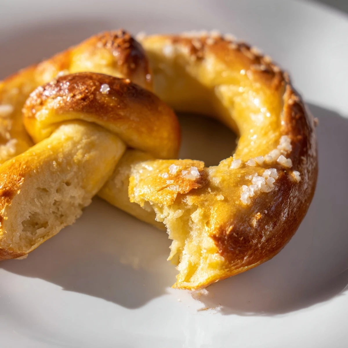 Golden, tempting Homemade Soft Pretzels, ready to be dipped and enjoyed warm from the oven.