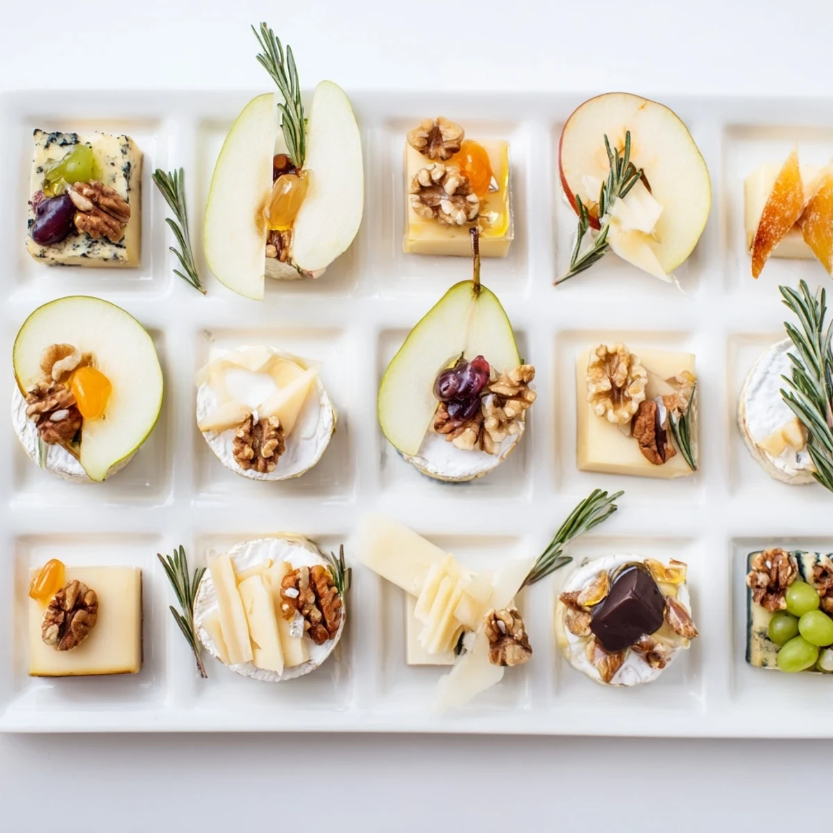 Festive Twelve Days of Cheese Board, featuring an array of cheeses ready for holiday entertaining.