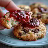 Fresh Strawberry Jam Cookies