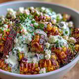 Creamy Mexican Street Corn Salad, a zesty, fresh side dish perfect for grilling.