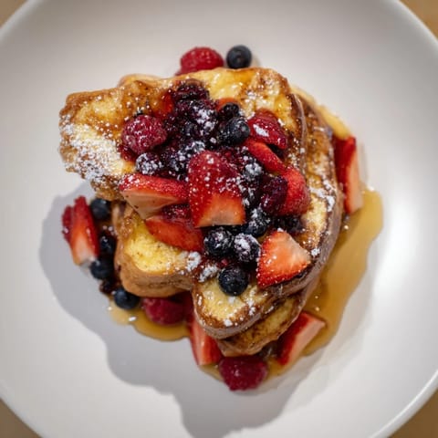 French Toast Berries Maple