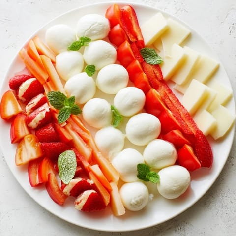 Peppermint Stripe Celebration Platter