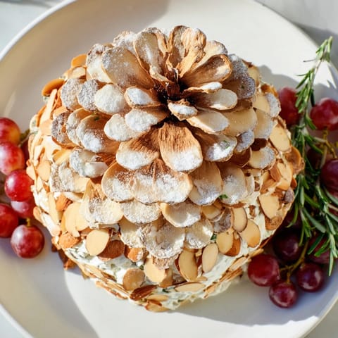 Snowy Pinecone Centerpiece
