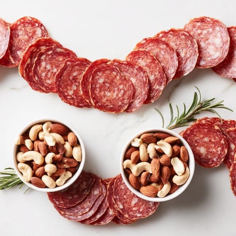 Infinity Loop Salami Appetizer