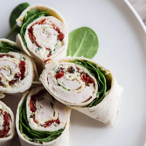 Sun-Dried Tomato Turkey Roll-Ups