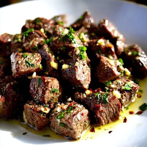 Garlic Butter Steak Bites