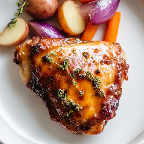 Maple Dijon Chicken Thighs