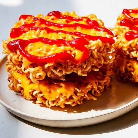 Instant Ramen Grilled Cheese