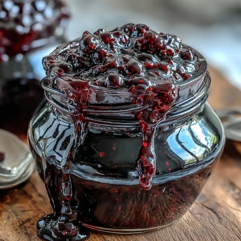 Homemade Black Currant Jam