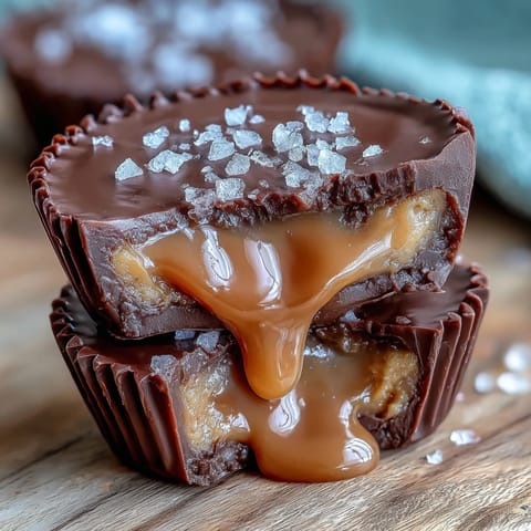 Salted Caramel Peanut Cups