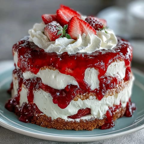 Classic Strawberry Shortcake Layers