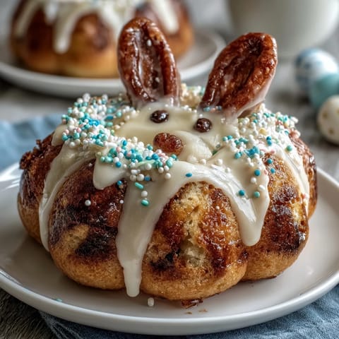 Easter Bunny Cake Sprinkle Center