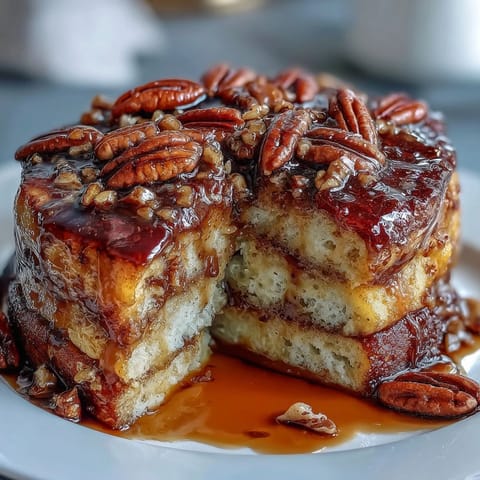 Easy Pancake Casserole Maple