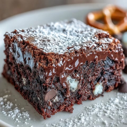 A sweet graduation party spread: moist cake slices, cookies, and rich brownie bites.