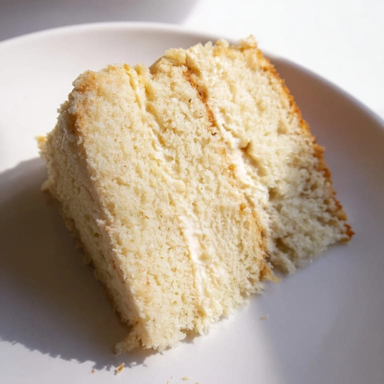 Delicious and moist Simple 3-Ingredient Vanilla Sponge Cake, a quick dessert idea for any occasion.