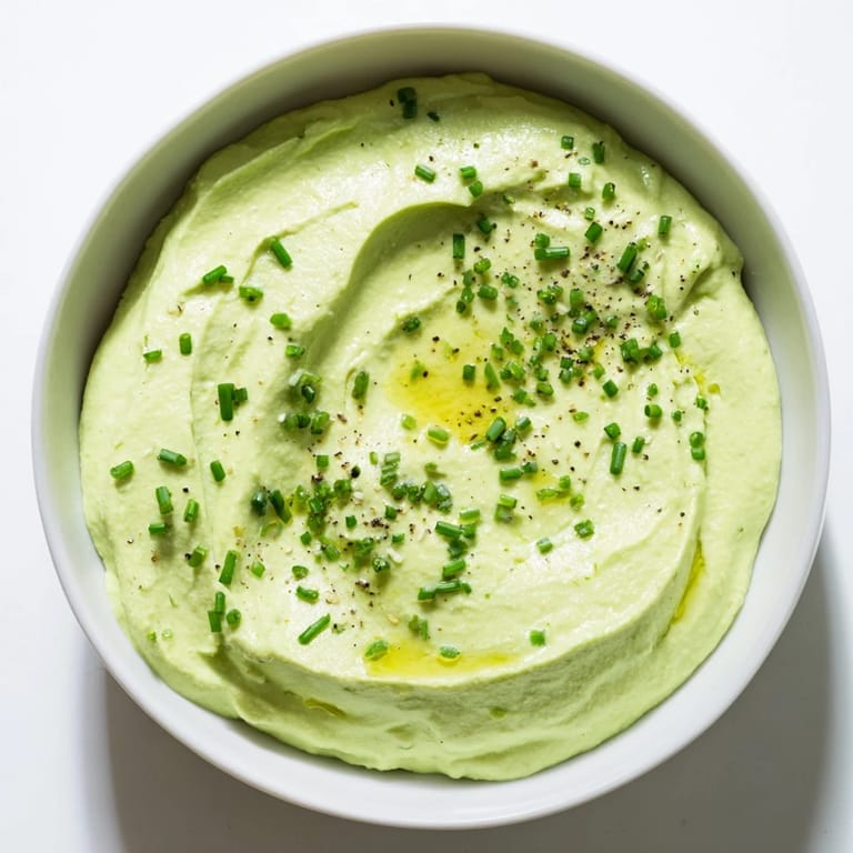 Enjoy flavorful Avocado Cottage Cheese Dip, perfect as a snack and best served with whole grain crackers.