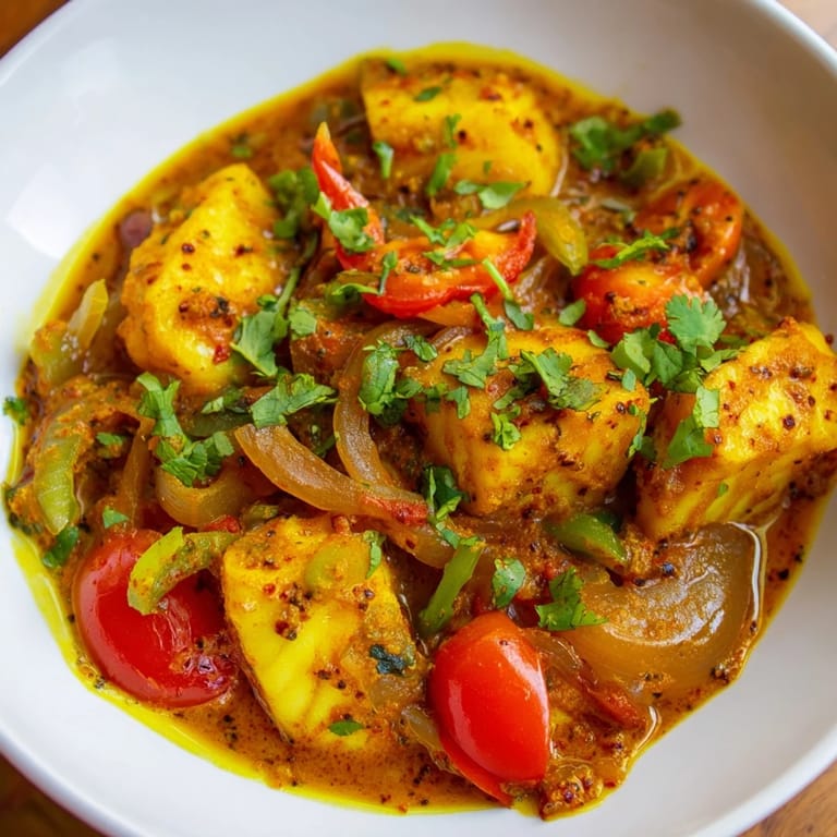 Tender pieces of fish in rich coconut sauce, this delicious Bahraini Fish Curry looks simply divine.