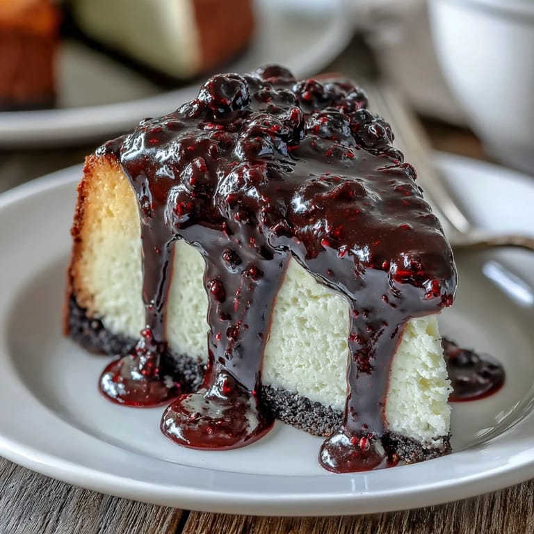 Serve this vegan Black Currant Sauce over a slice of creamy cheesecake or a silky panna cotta for a fruity topping.