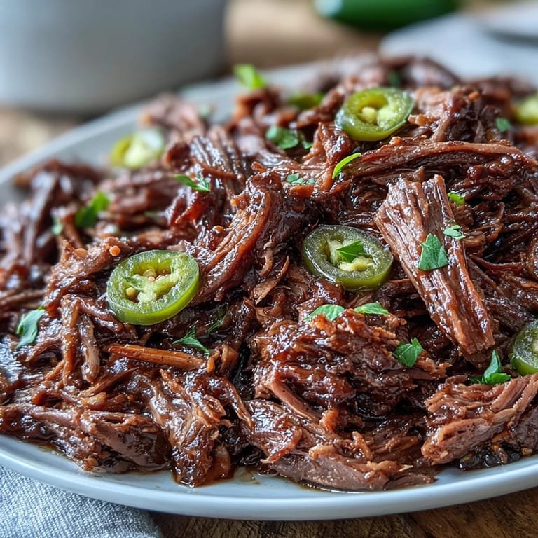 Golden, fall-apart Slow Cooker Mississippi-Style Ranch Beef shredded in the pot, ready for hearty sandwiches or a main dish.