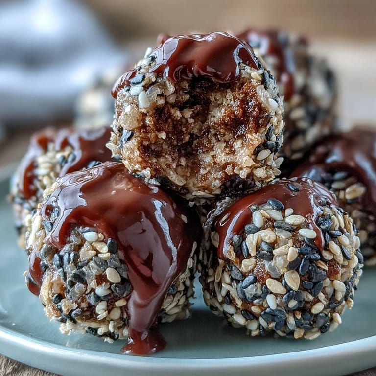 Wholesome vegan energy bites made with toasted black sesame seeds and almond meal.  