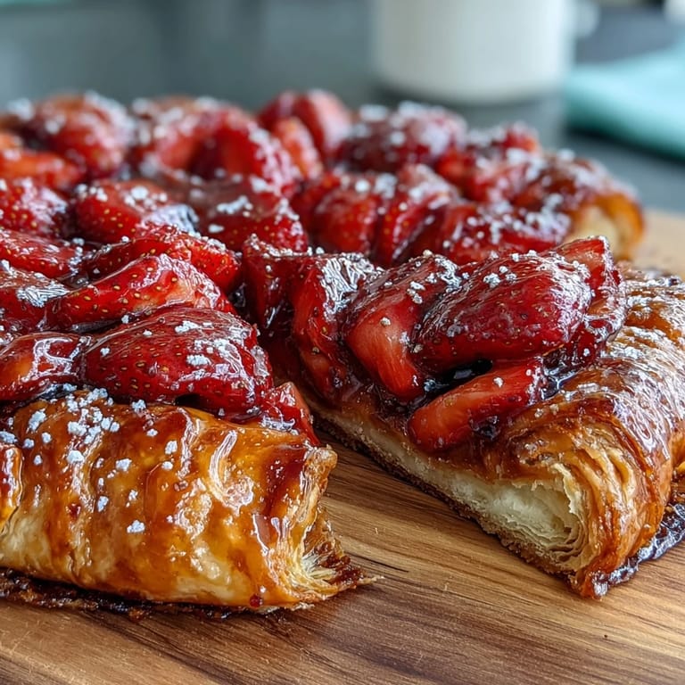 Rustic Strawberry Galette with Frangipane: Juicy fresh strawberries baked atop rich almond cream in a crisp, free-form crust.
