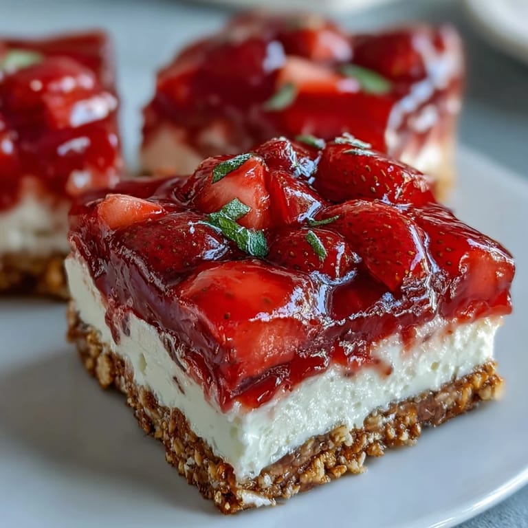Enjoy this refreshing Strawberry Pretzel Salad dessert, perfect for summer picnics.